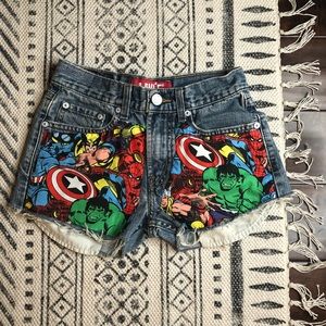 Marvel Levi’s shorts